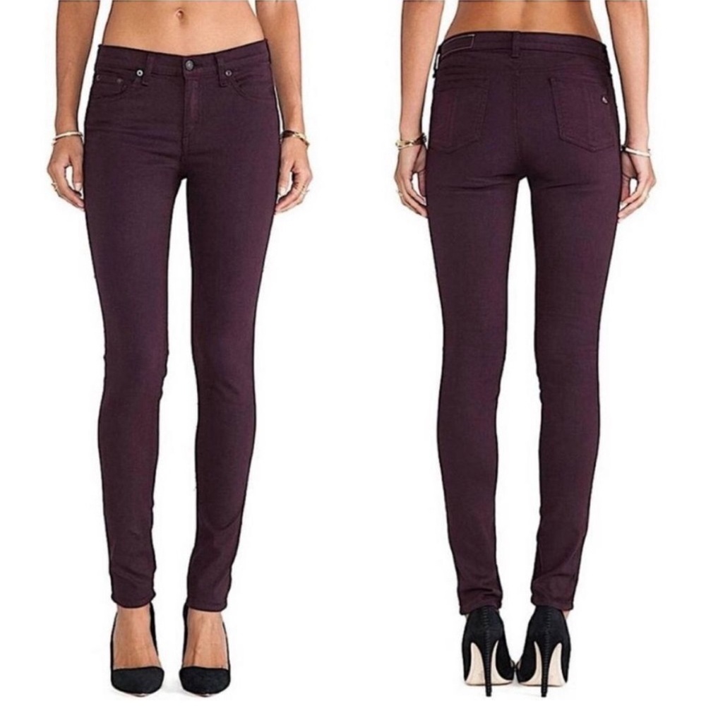 Rag & Bone, The Legging, Size 30, Mulberry